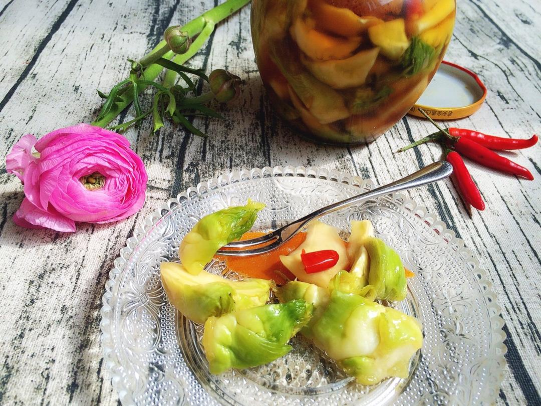 糖醋腌孢子芥（儿菜）