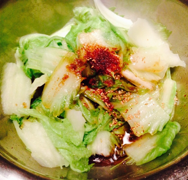 响油白菜