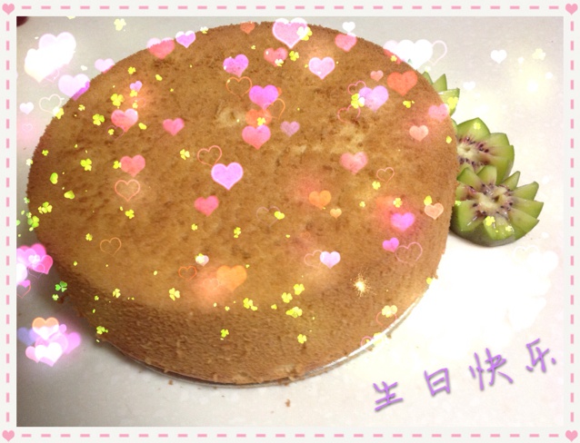 6寸戚风蛋糕