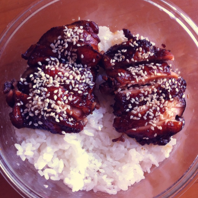 照烧鸡腿饭