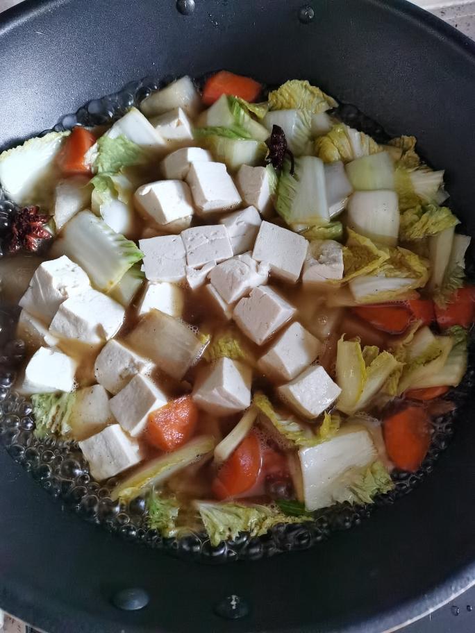 白菜炖豆腐粉条的做法