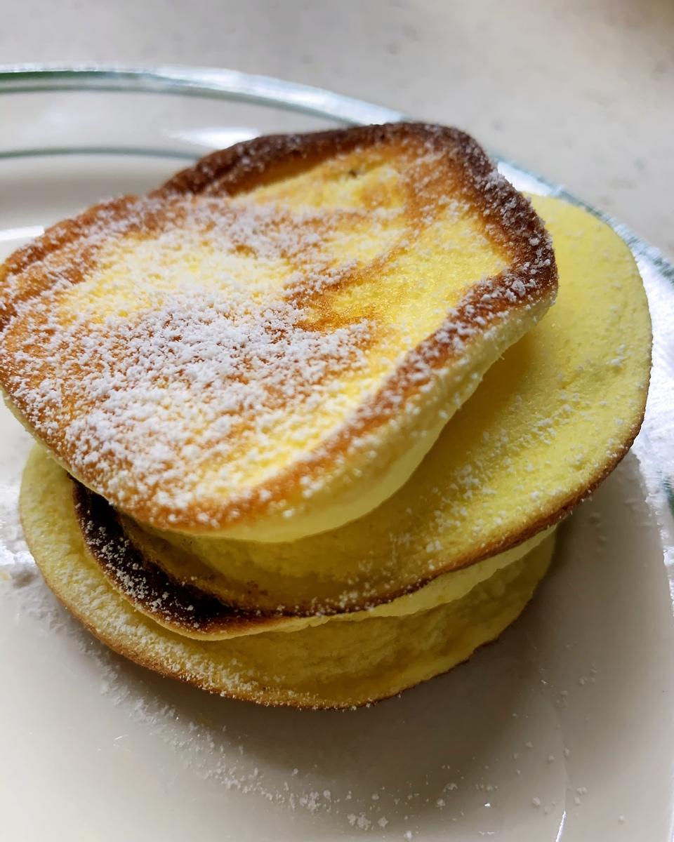 原味无油日式舒芙蕾厚松饼