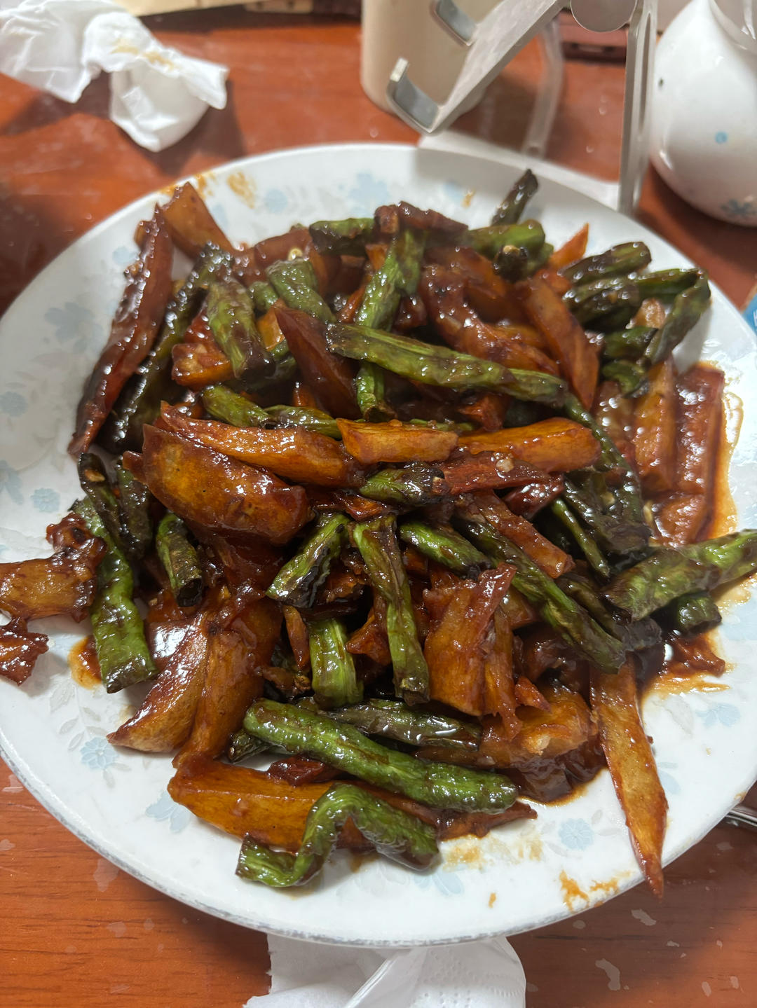 干煸豆角土豆