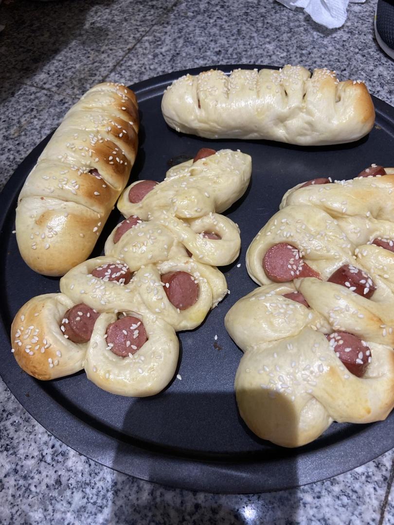 火腿面包卷