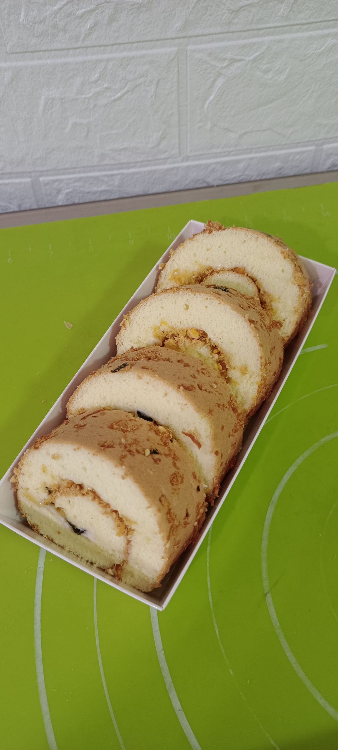 【蛋糕卷小分队】2：香葱肉松蛋糕卷