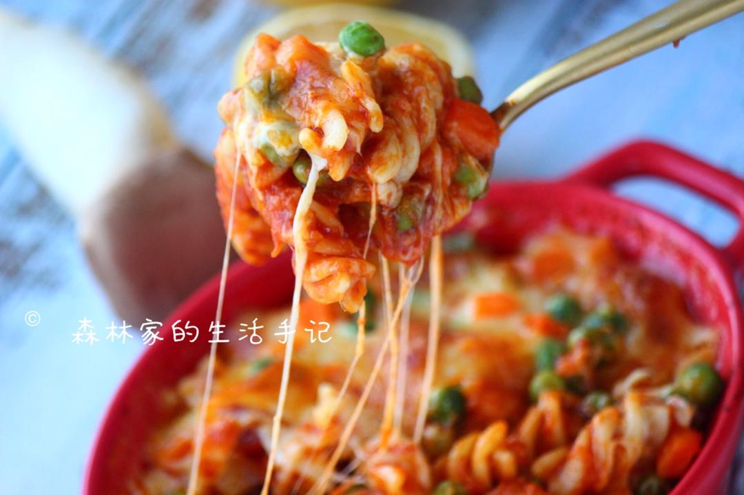 芝士控不能错过‼️能拉丝的【芝士肉酱焗意面】🍝