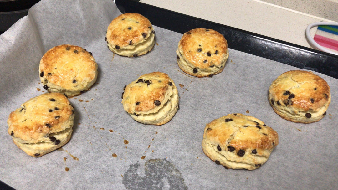 奶油巧克力司康