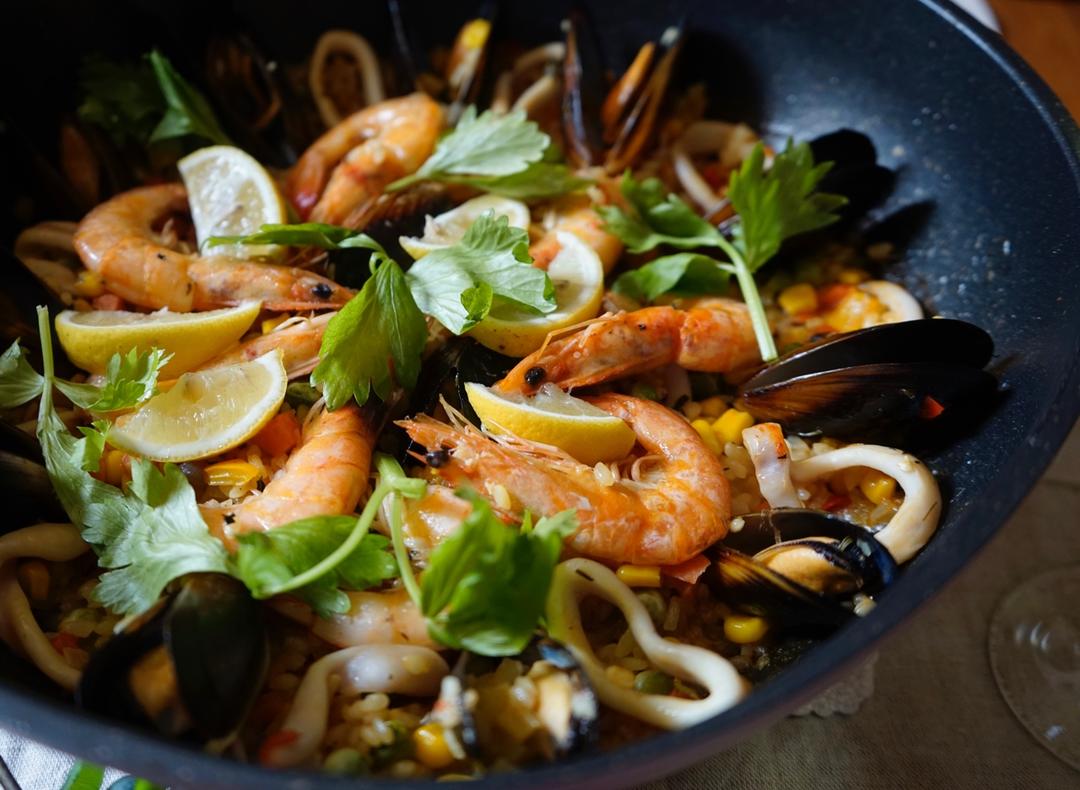 【曼食慢语】Seafood Paella 西班牙海鲜饭