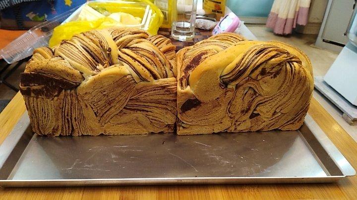 豆沙大理石吐司