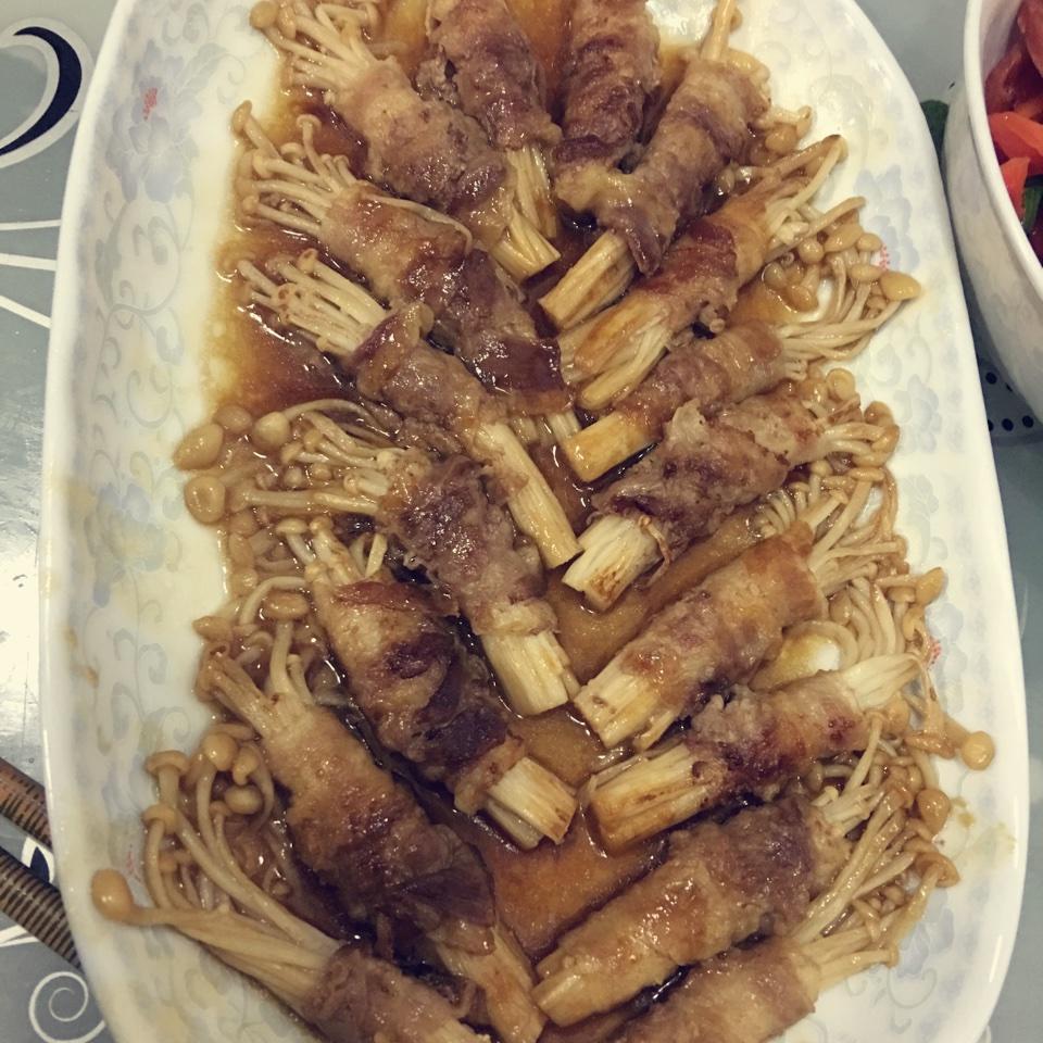 金针菇培根卷