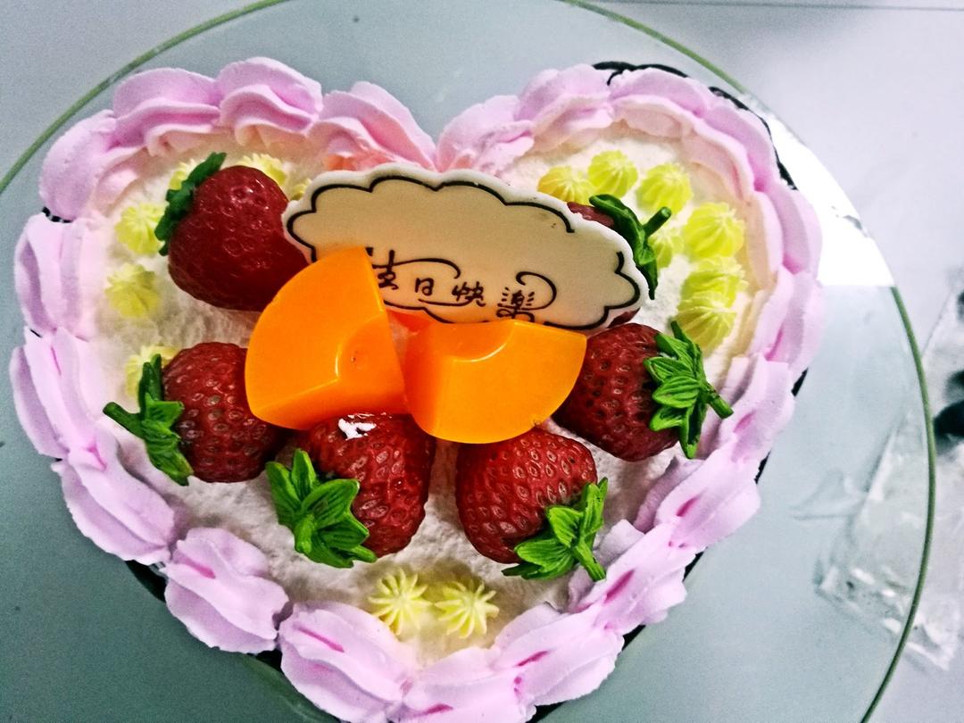 心形生日蛋糕