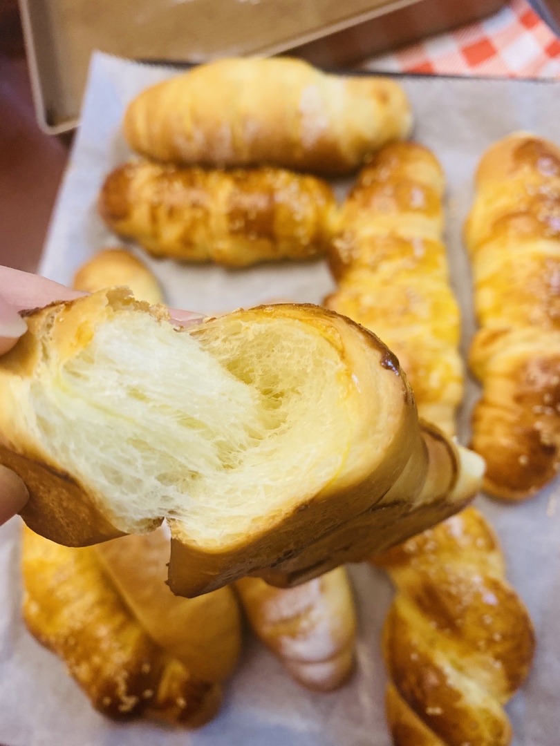 奶香牛角包—新手入门级的面包