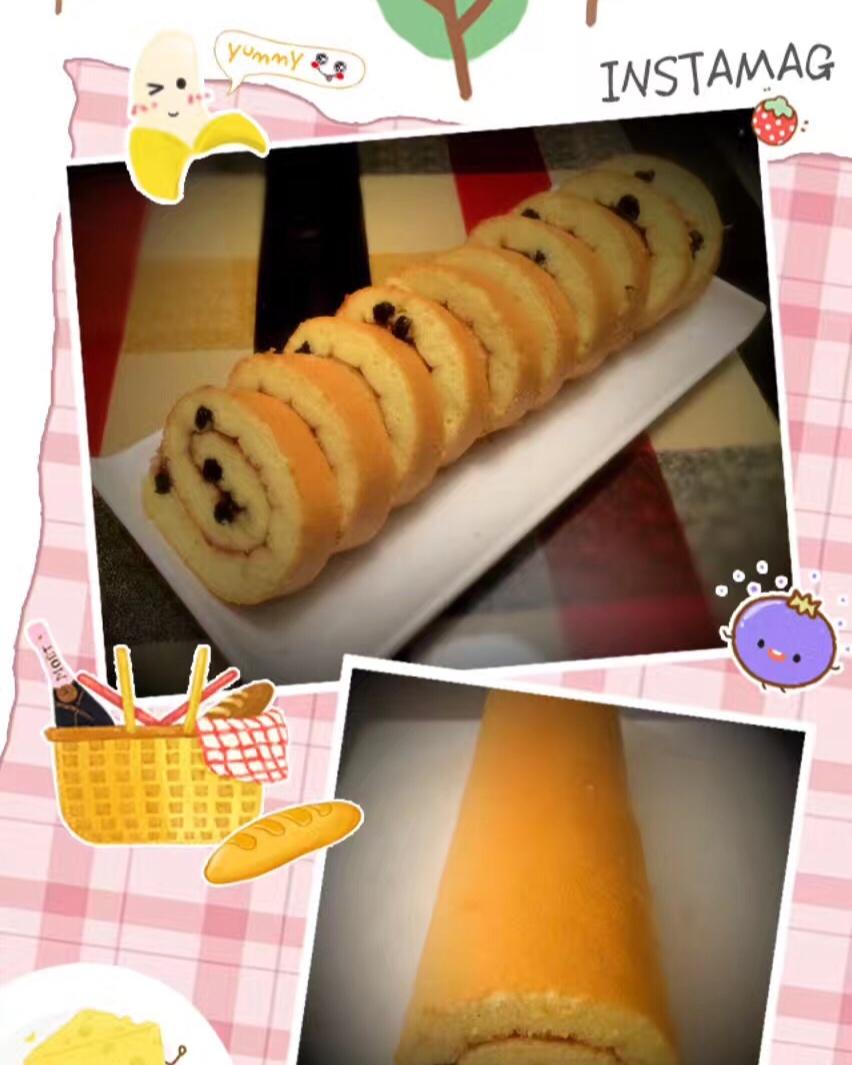 原味蛋糕卷(后蛋法)