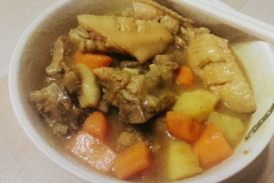 咖喱土豆排骨