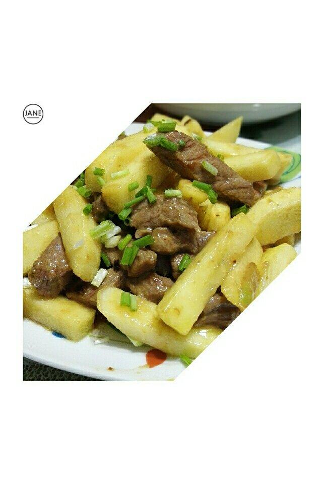 牛肉炒苹果