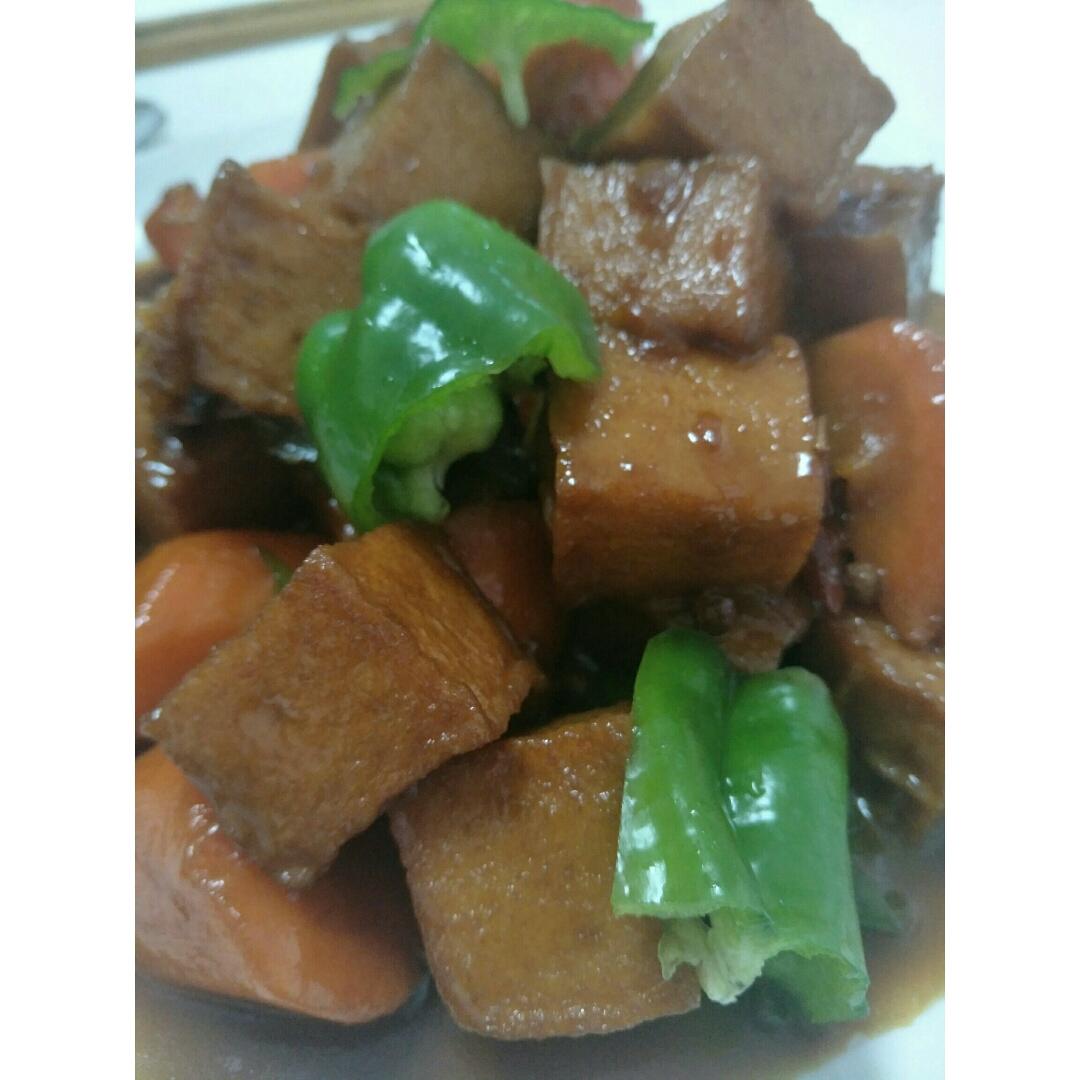 红烧冻豆腐