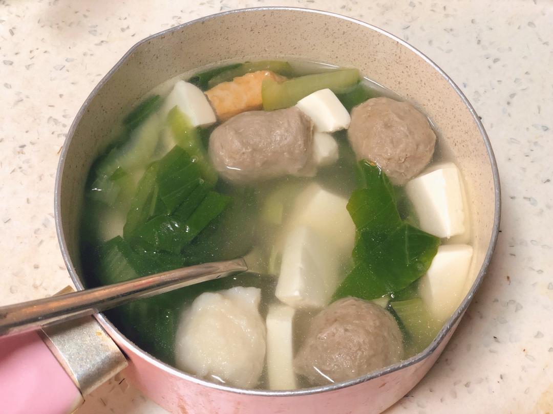 青菜豆腐汤