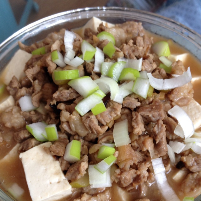 肉末蒸豆腐