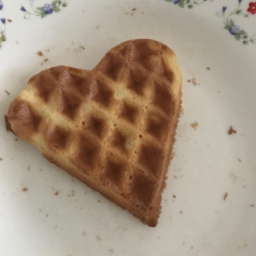 华夫饼（无黄油无泡打粉版）