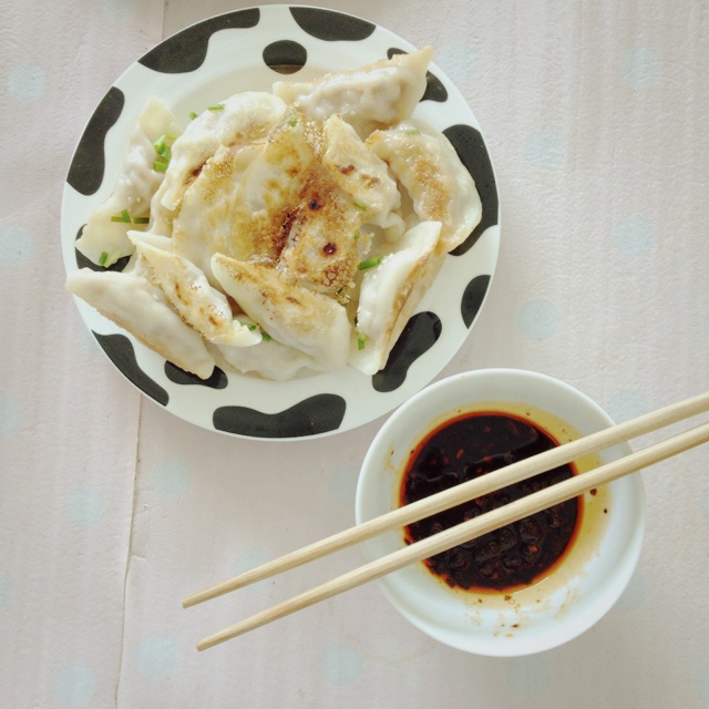 猪肉白菜生煎饺子