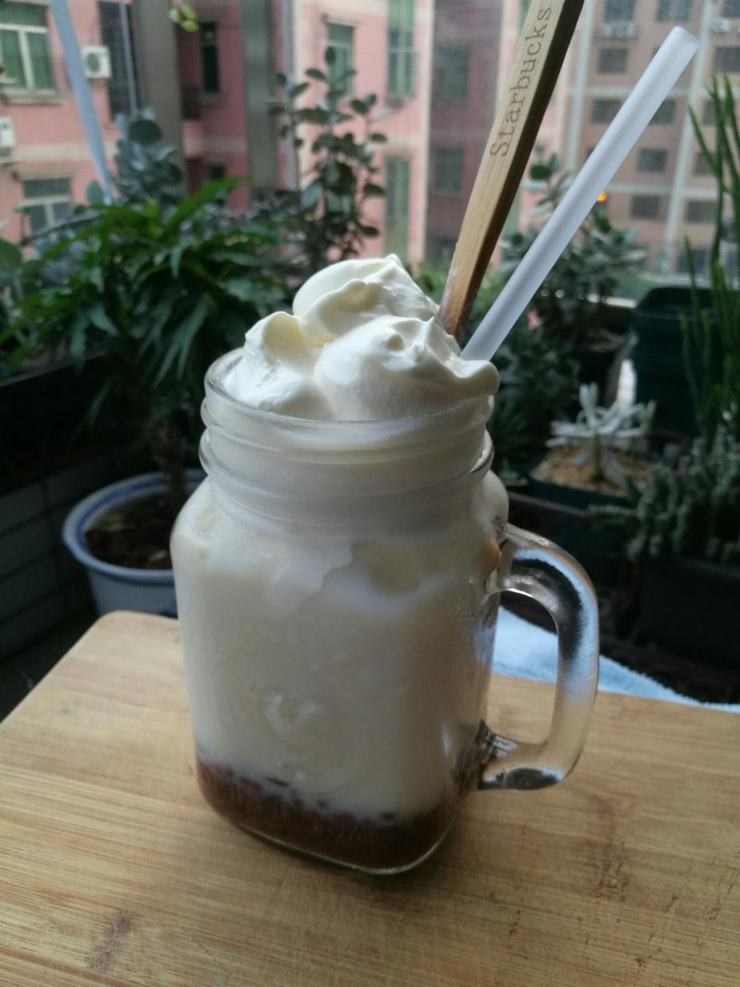 鲜奶红豆冰