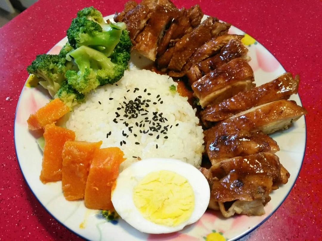照烧鸡腿饭