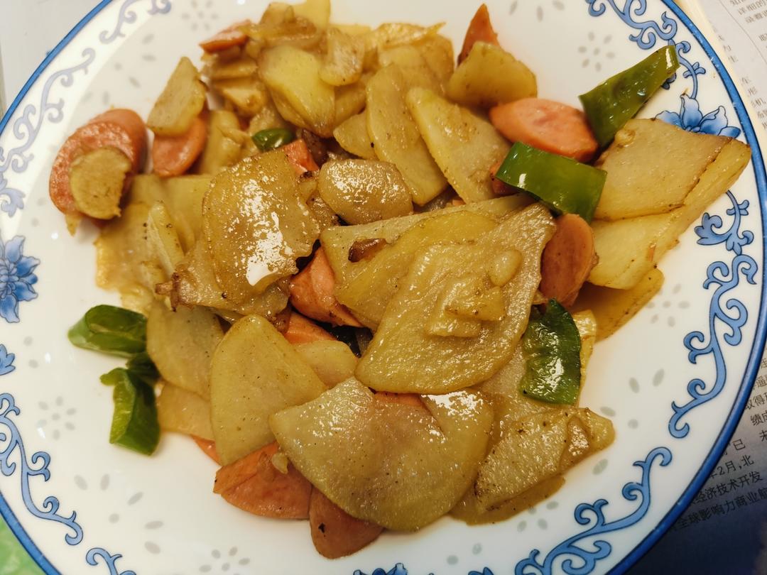 超简单尖椒炒土豆片