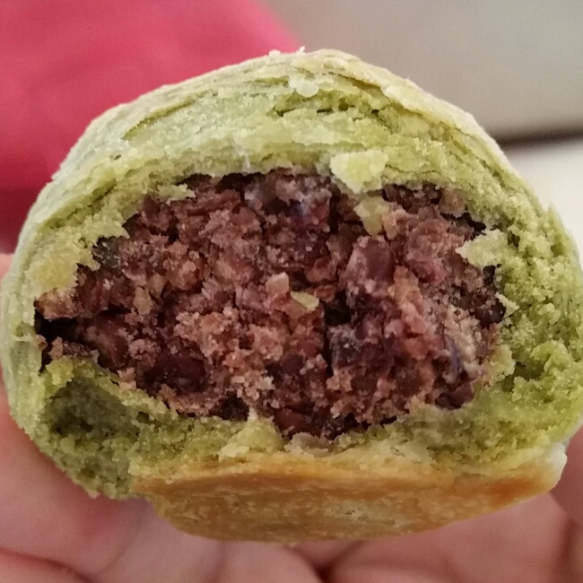 抹茶豆沙酥