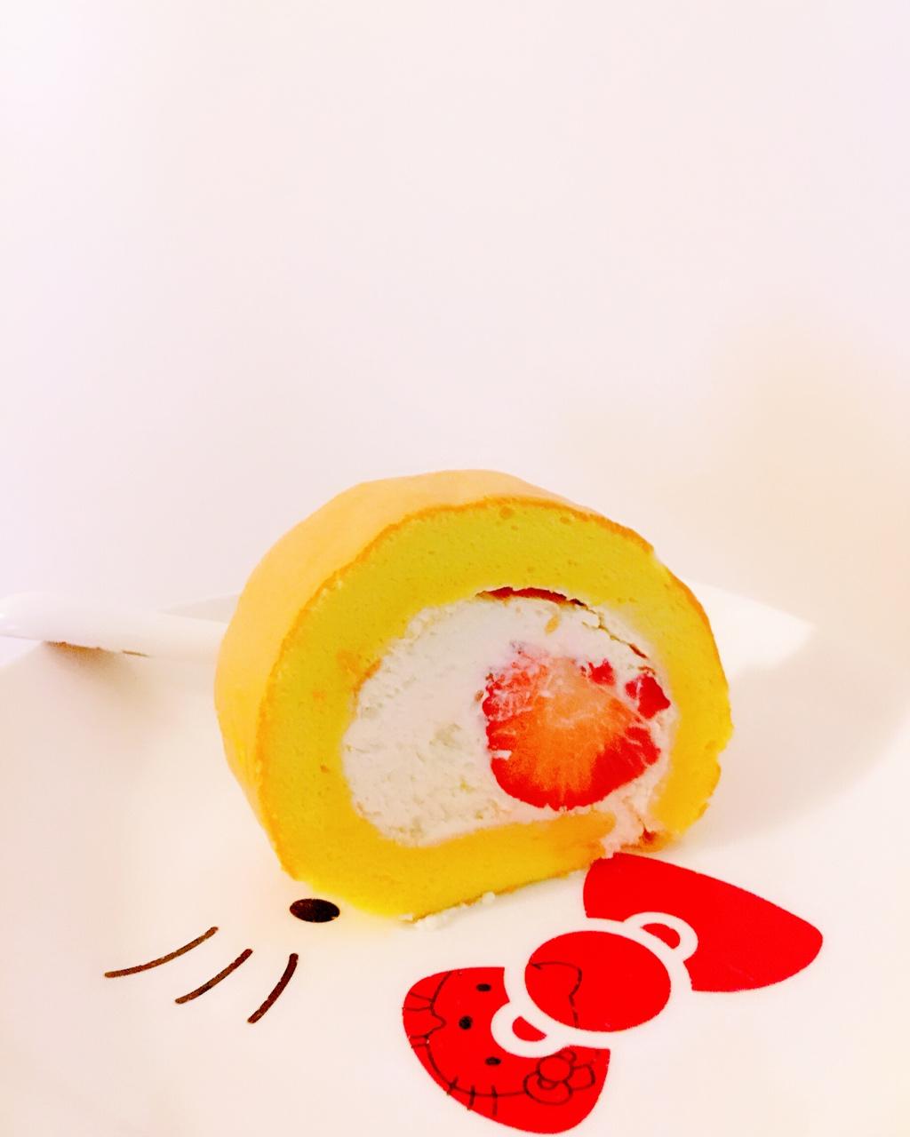 胖乎乎奶油芒果卷/不开裂不掉皮全过程详细图解烘焙视频/蛋糕篇6：「厚卷」