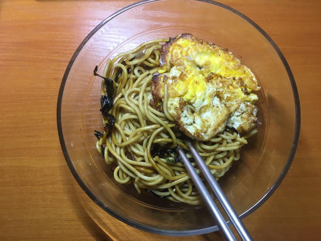 10分钟搞定的一碗葱油拌面
