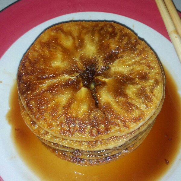 红糖“煎”苹果