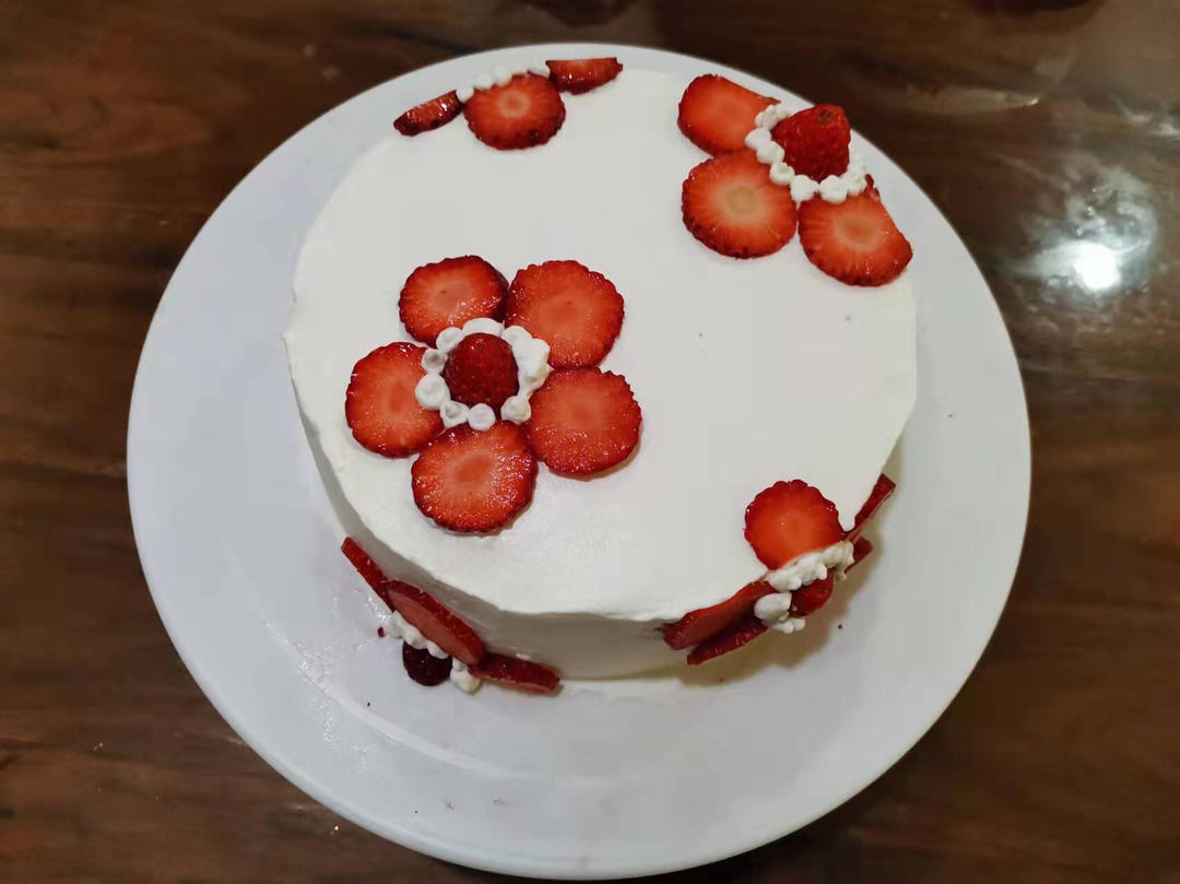 新手也能学会的抹面精髓 小红花网红蛋糕ins风