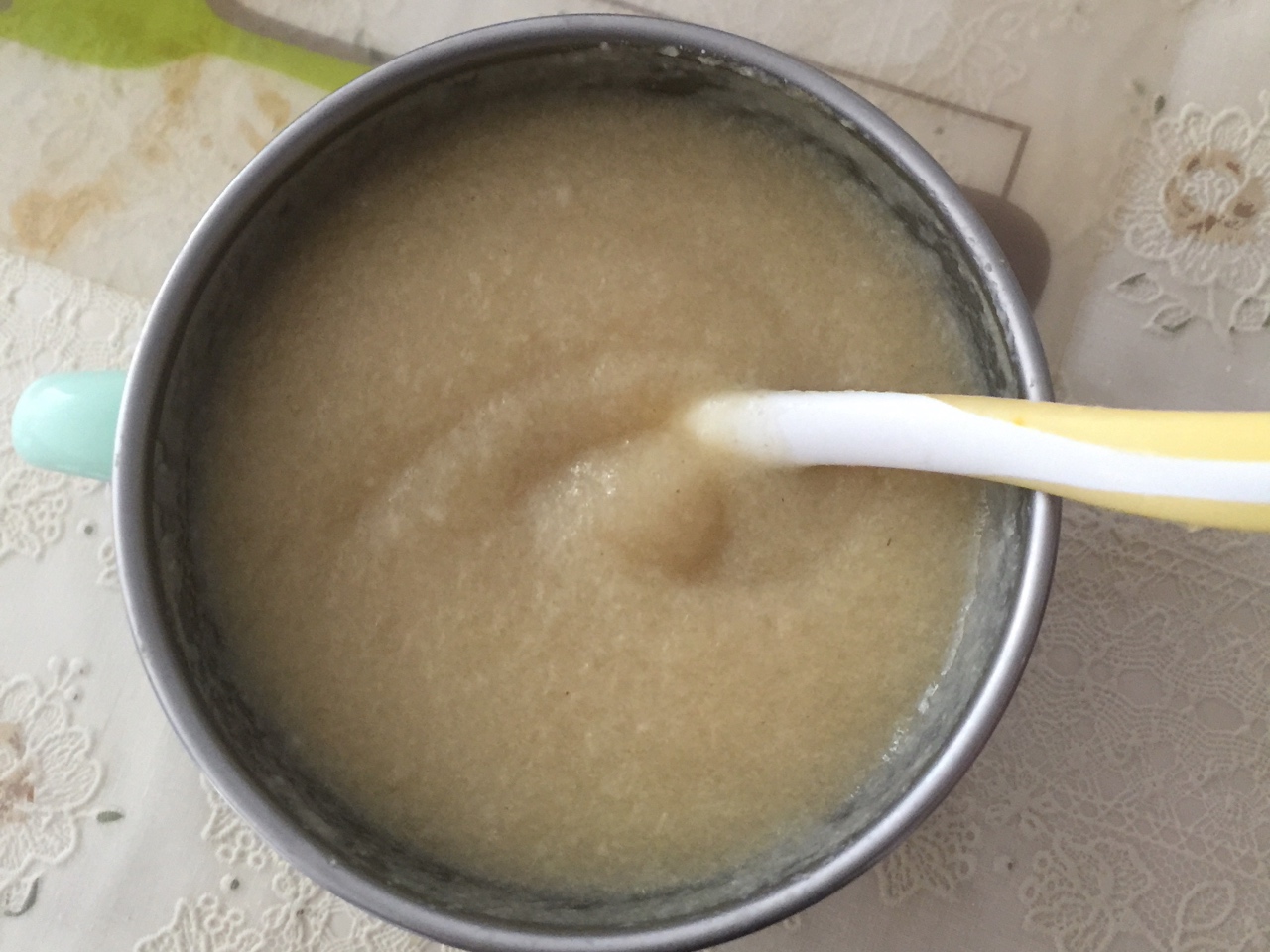 苹果泥🍎米粉的做法 步骤5