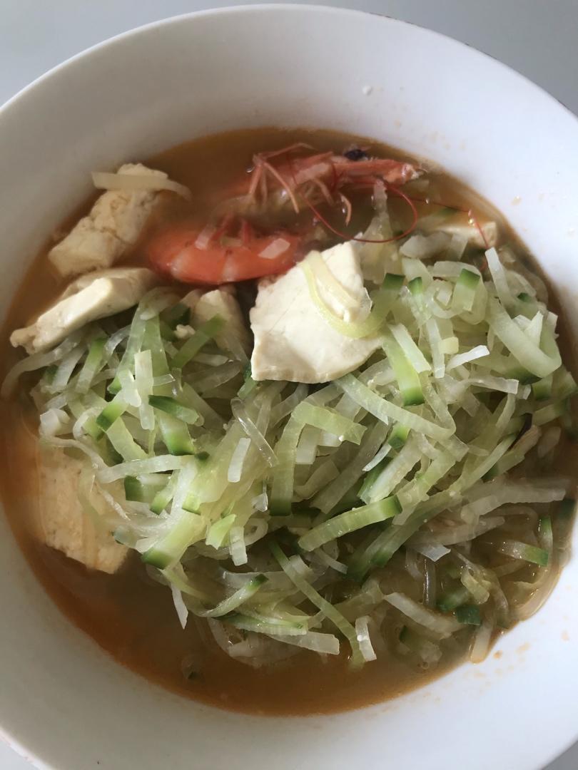 超简单又好喝的萝卜丝虾汤