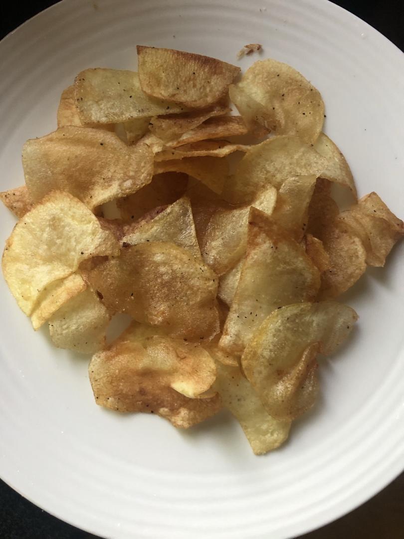 自制炸薯片，学会以后再也没买过薯片