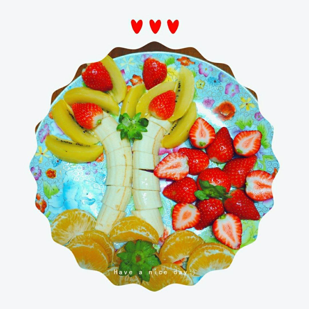 海岛风水果拼盘