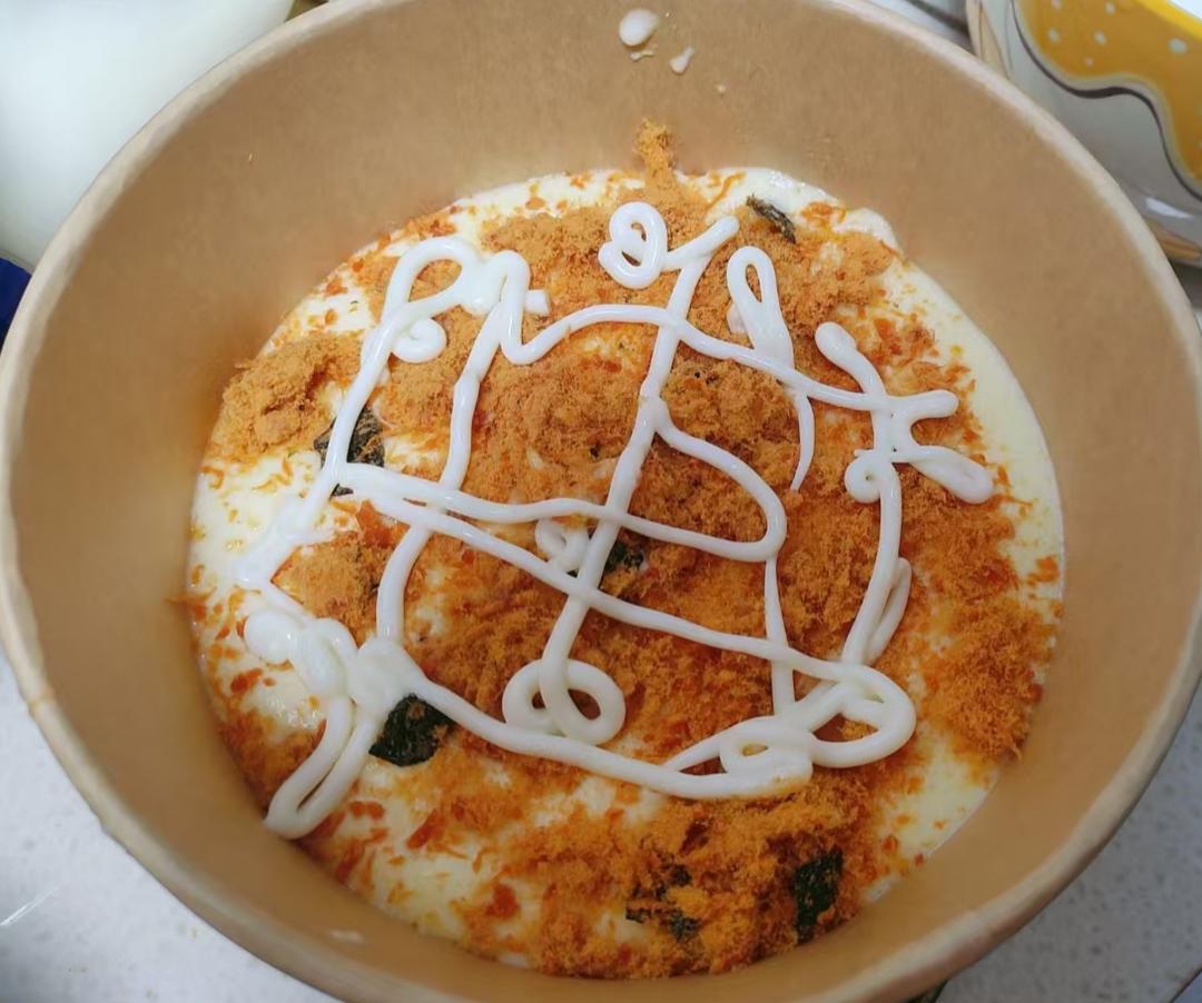 香葱肉松戚风蛋糕6寸