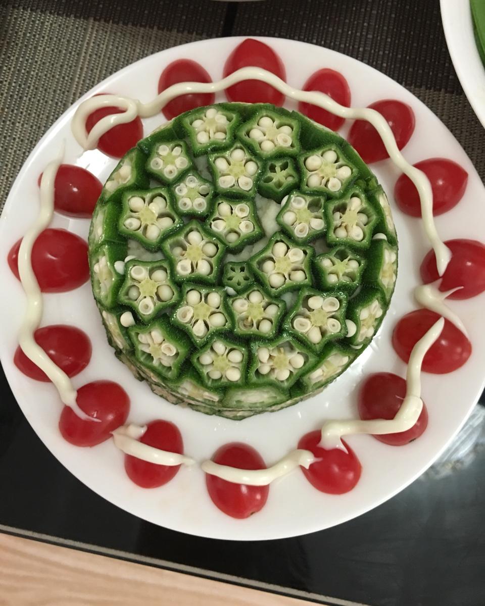 土豆泥秋葵