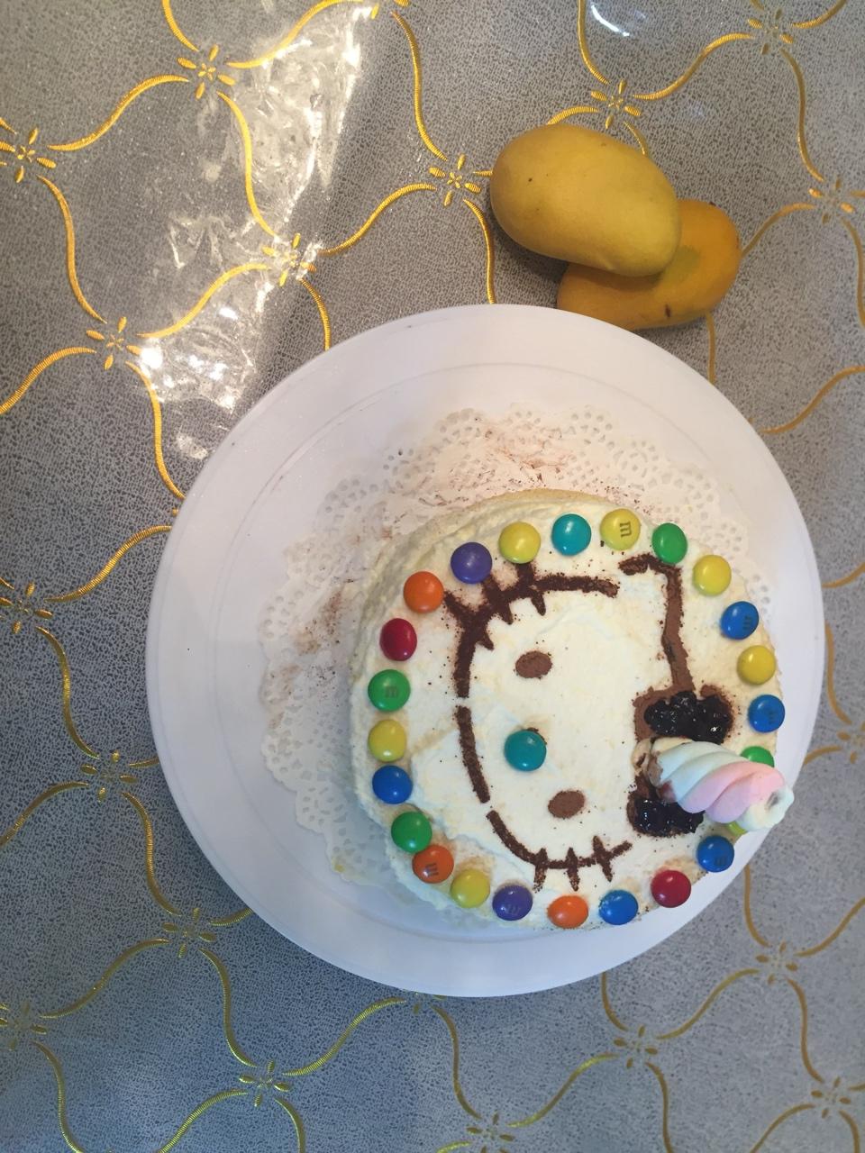 6寸六寸戚风蛋糕，不会失败的方子。哈哈哈