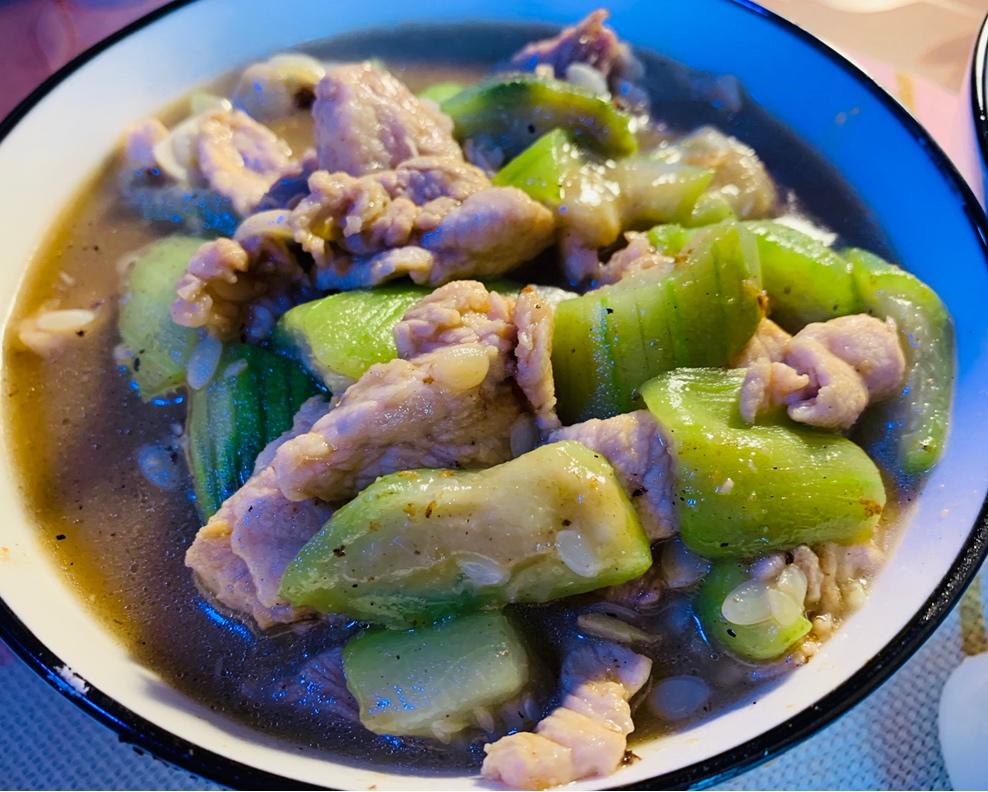 丝瓜炒肉