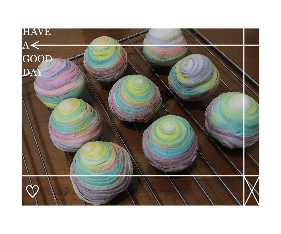 彩虹酥 螺旋酥 五彩酥 各种酥 史上步骤最详细