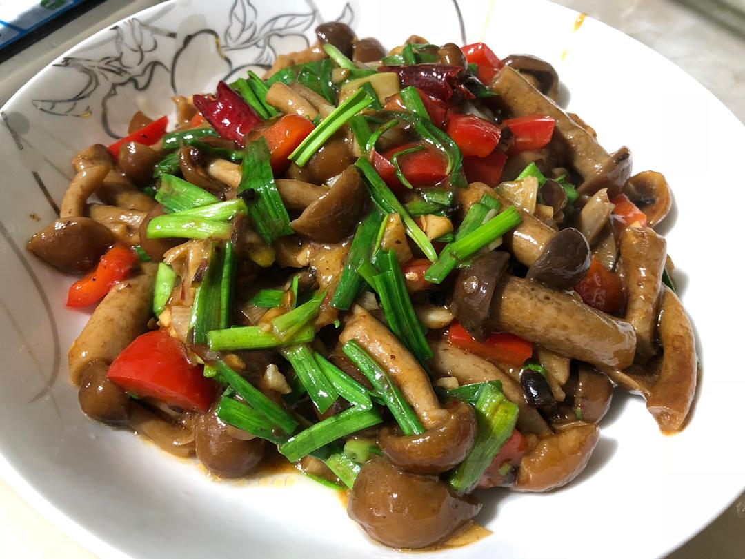 段段-22做的清炒滑子菇