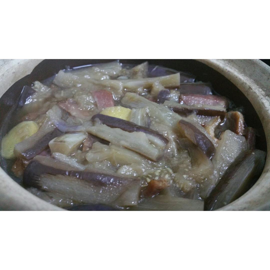 肉末茄子粉丝煲