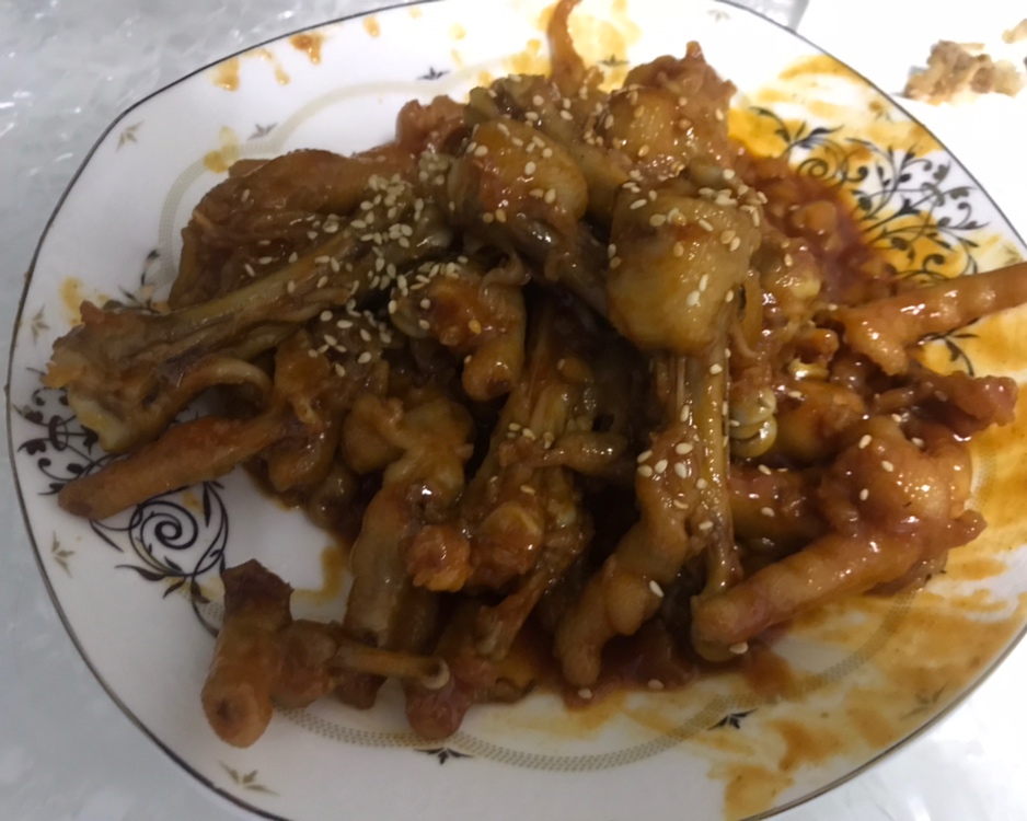 韩式辣鸡爪的做法