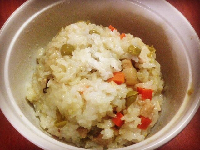 豌豆咸肉糯米饭