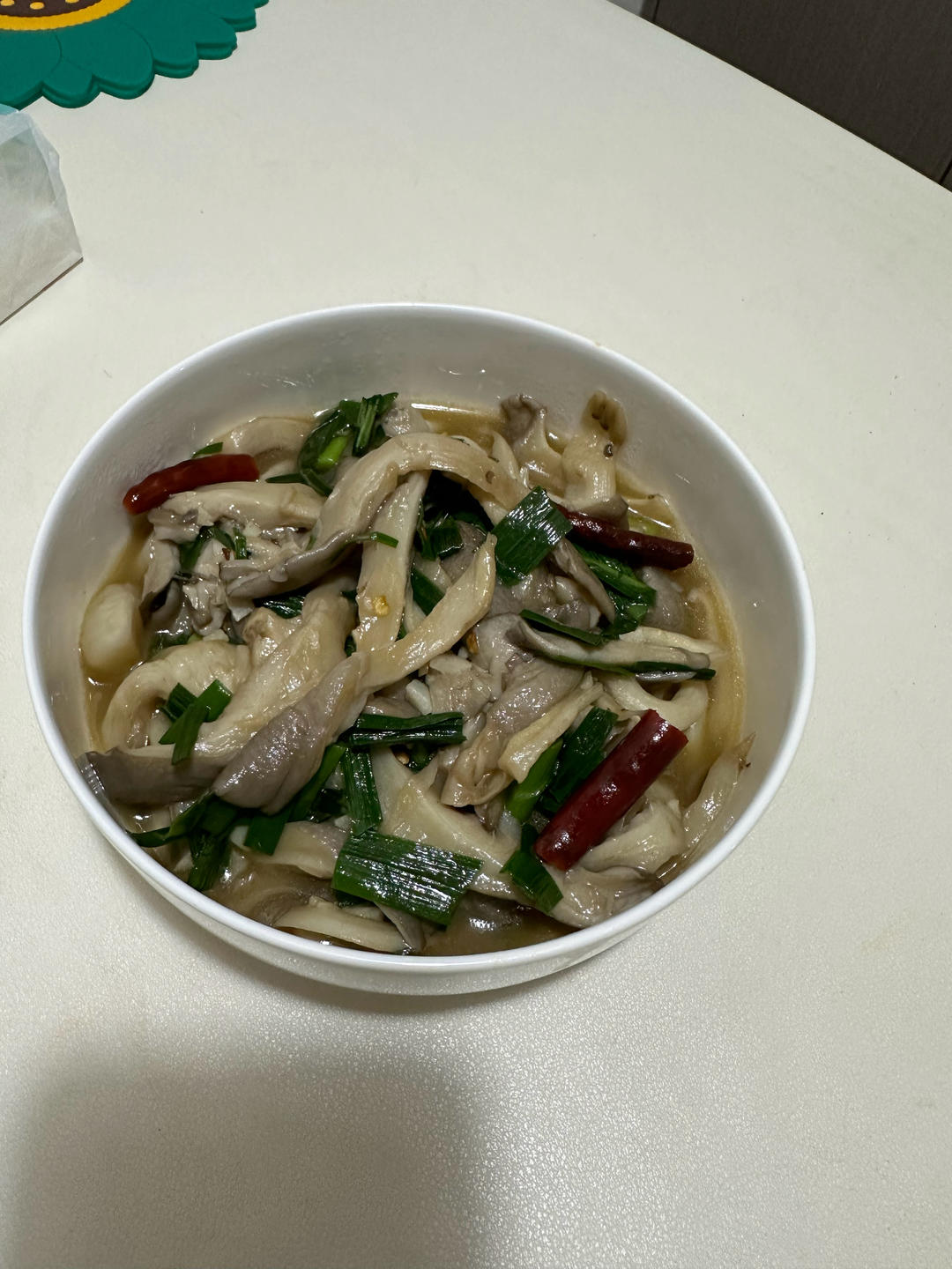 素炒平菇