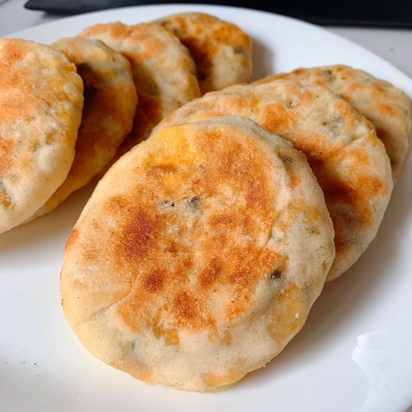 超柔软发面胡萝卜鸡蛋馅饼（凉了也不硬）