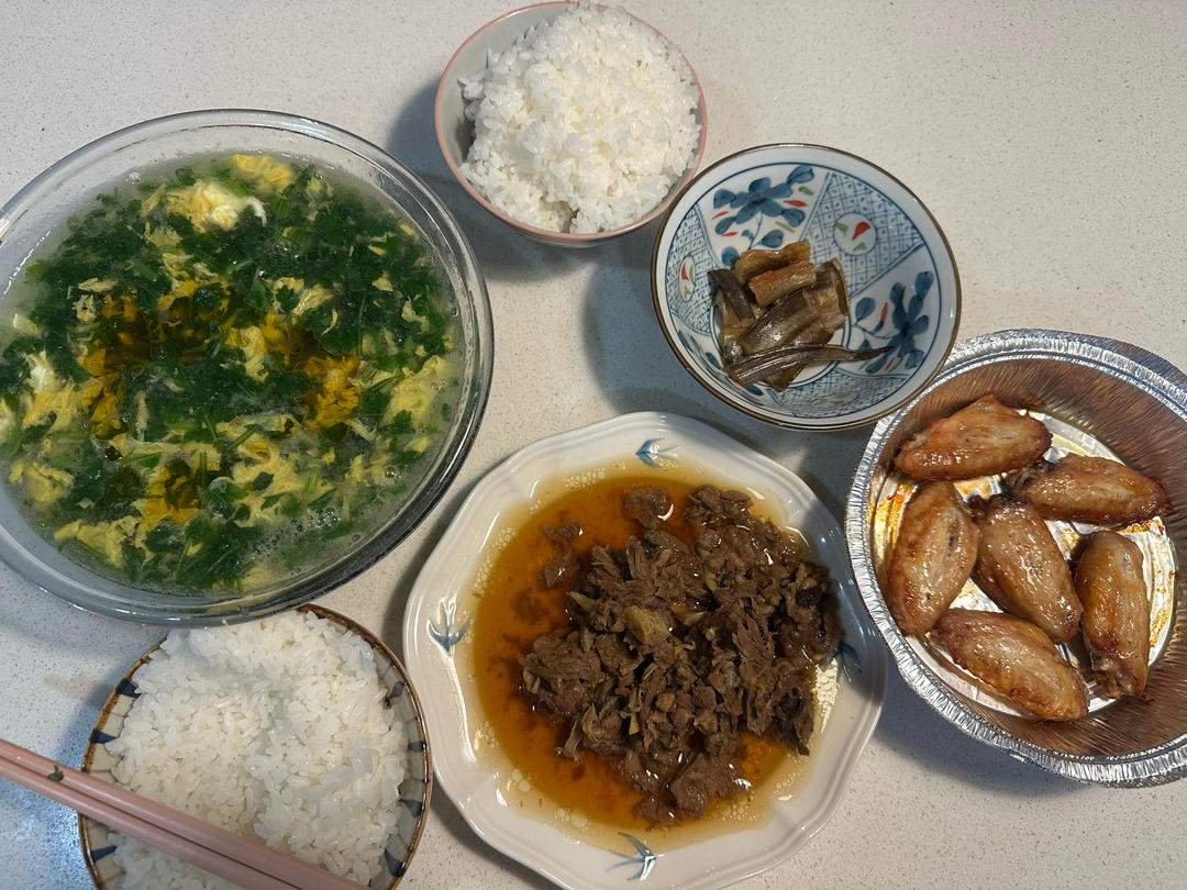 清香菊花脑蛋羹