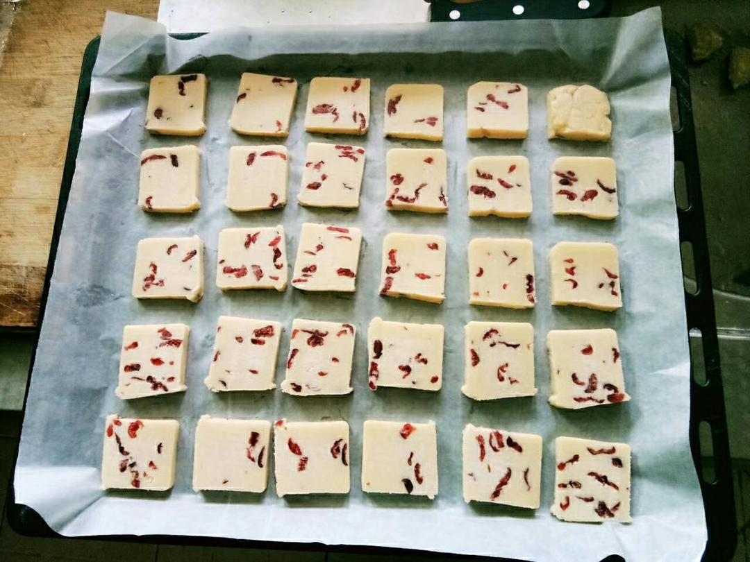 无蛋蔓越莓饼干