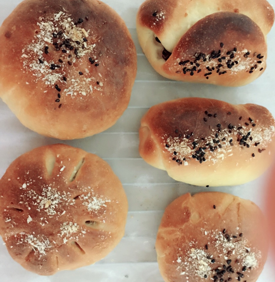 五分钟椰蓉面包